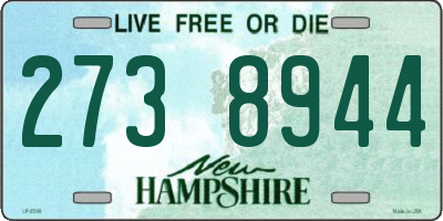 NH license plate 2738944