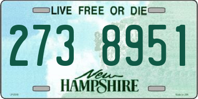 NH license plate 2738951