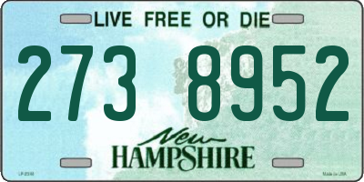 NH license plate 2738952