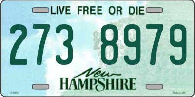 NH license plate 2738979