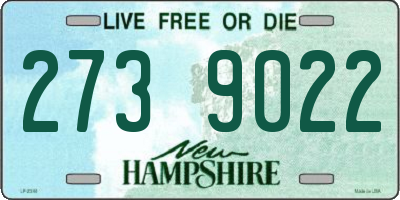 NH license plate 2739022