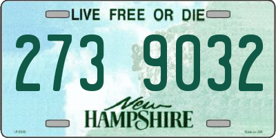 NH license plate 2739032