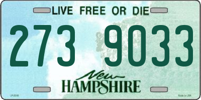 NH license plate 2739033