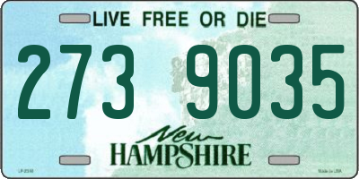NH license plate 2739035