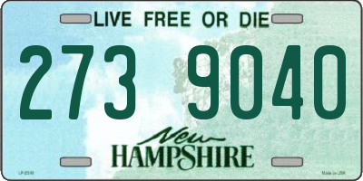 NH license plate 2739040