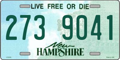 NH license plate 2739041