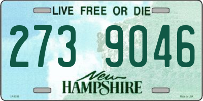NH license plate 2739046