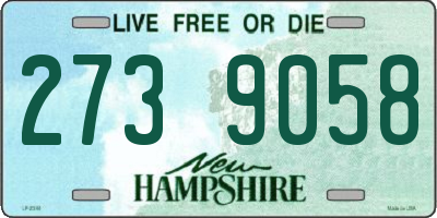 NH license plate 2739058
