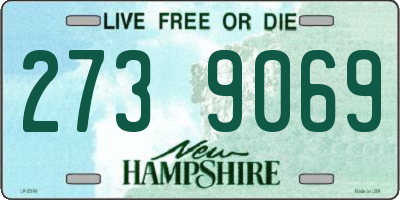 NH license plate 2739069