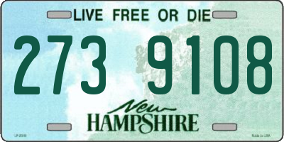 NH license plate 2739108