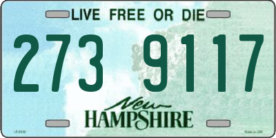 NH license plate 2739117