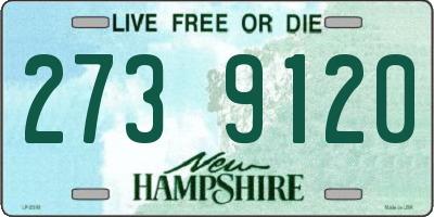 NH license plate 2739120