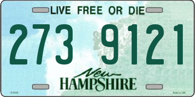 NH license plate 2739121