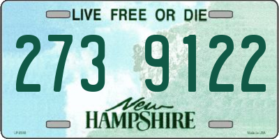 NH license plate 2739122