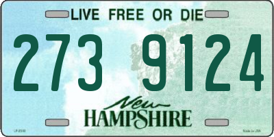 NH license plate 2739124