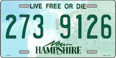 NH license plate 2739126