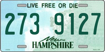 NH license plate 2739127