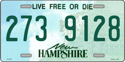 NH license plate 2739128