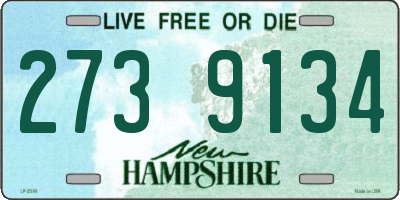 NH license plate 2739134