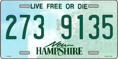 NH license plate 2739135