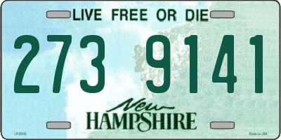NH license plate 2739141