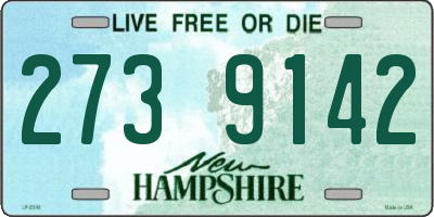 NH license plate 2739142