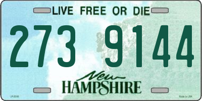 NH license plate 2739144