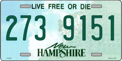 NH license plate 2739151