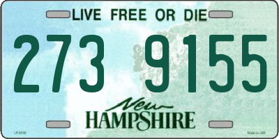 NH license plate 2739155