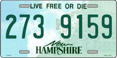 NH license plate 2739159