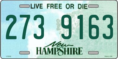 NH license plate 2739163