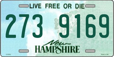 NH license plate 2739169