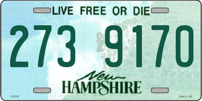 NH license plate 2739170