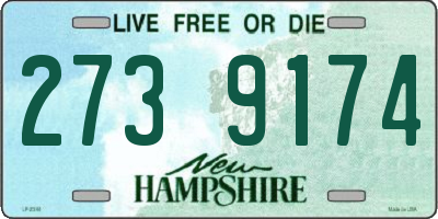 NH license plate 2739174