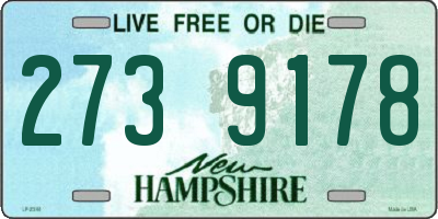 NH license plate 2739178