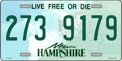NH license plate 2739179