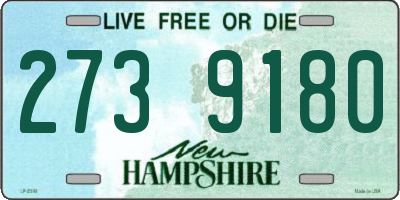 NH license plate 2739180