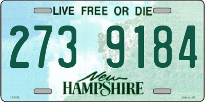 NH license plate 2739184