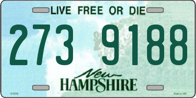 NH license plate 2739188