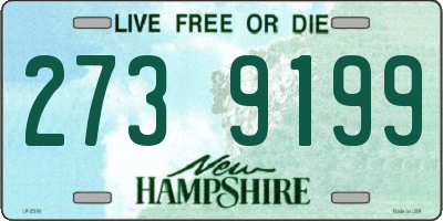 NH license plate 2739199