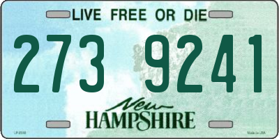 NH license plate 2739241