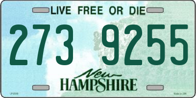 NH license plate 2739255
