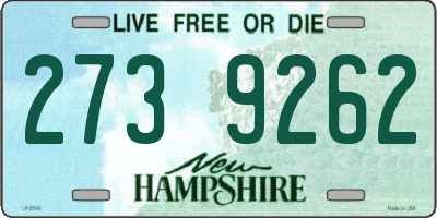 NH license plate 2739262