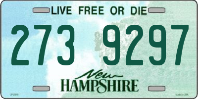 NH license plate 2739297