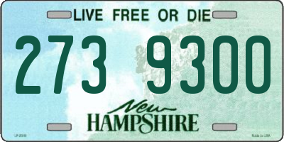 NH license plate 2739300