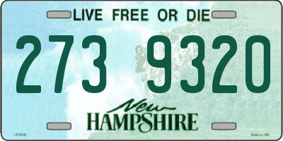 NH license plate 2739320