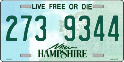 NH license plate 2739344