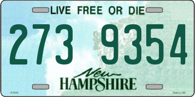 NH license plate 2739354