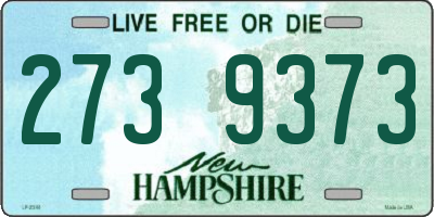 NH license plate 2739373