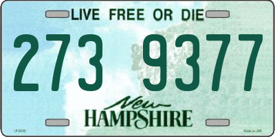 NH license plate 2739377